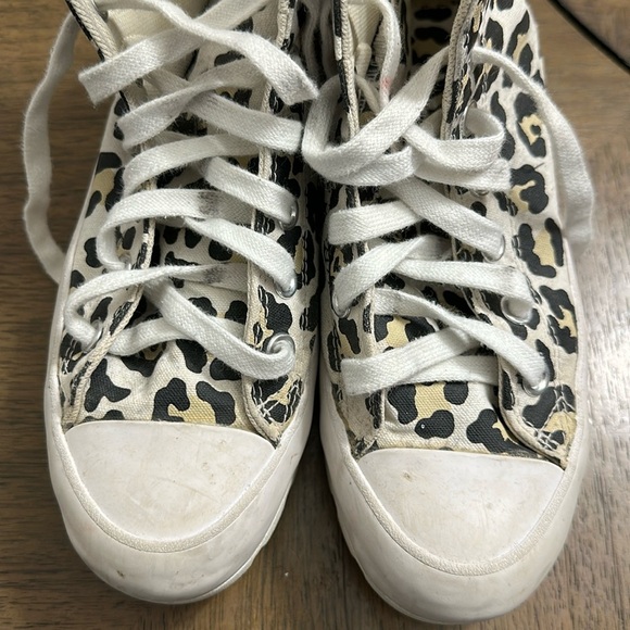 Converse Chuck Taylor All Star Leopard Lugged Platform High Top Canvas Womens 6 - Picture 2 of 12